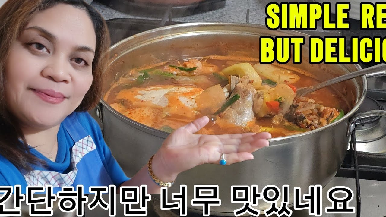 SPICY SOUP RECIPE  SIMPLE BUT DELICIOUS 수프 레시피 매콤한 너무 맛있네요 