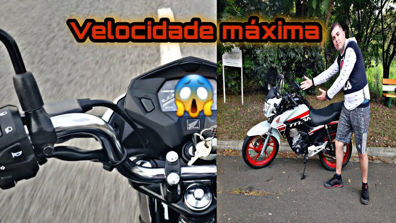 VELOCIDADE M&Aacute;XIMA DA TITAN 160 2021