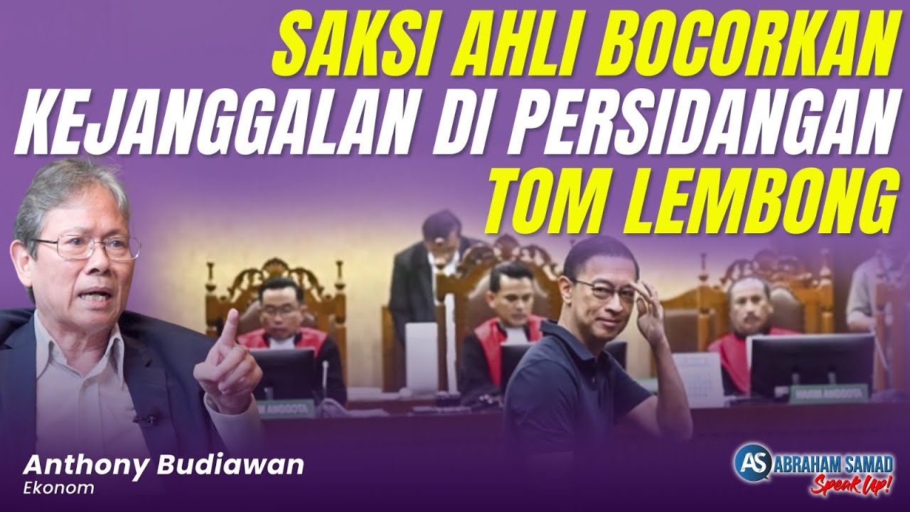 Saksi Ahli Bocorkan Kejanggalan di Persidangan Tom Lembong | #SPEAKUP