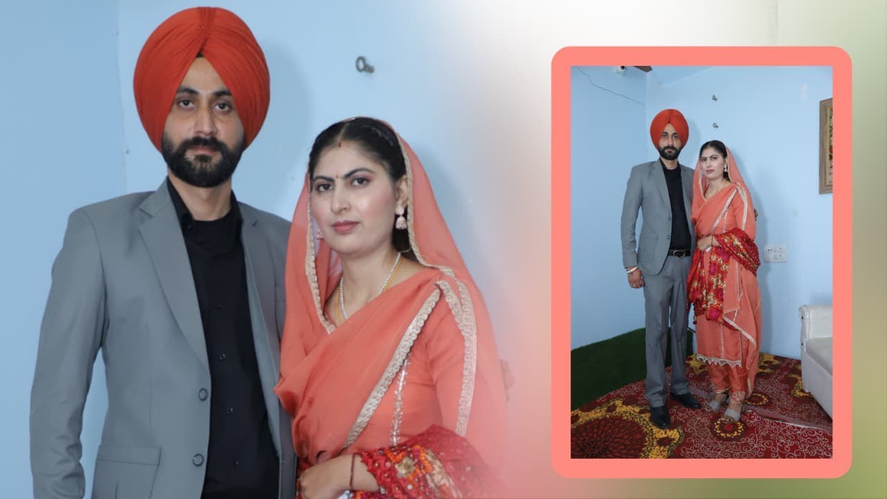 AMANDEEP SINGH WEDS KAWALJEET LIVE BY ROSHAN STUDIO DACHER PH.9812993715