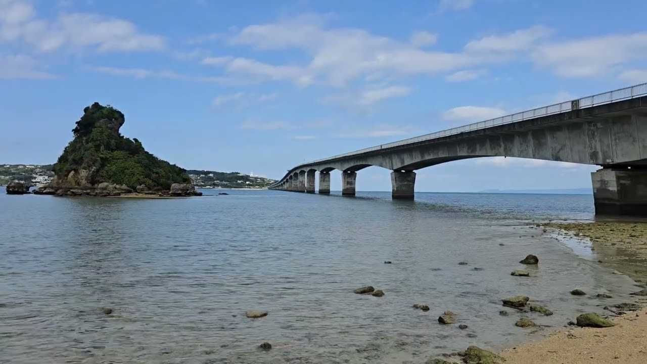 日本，沖繩，古宇利大橋