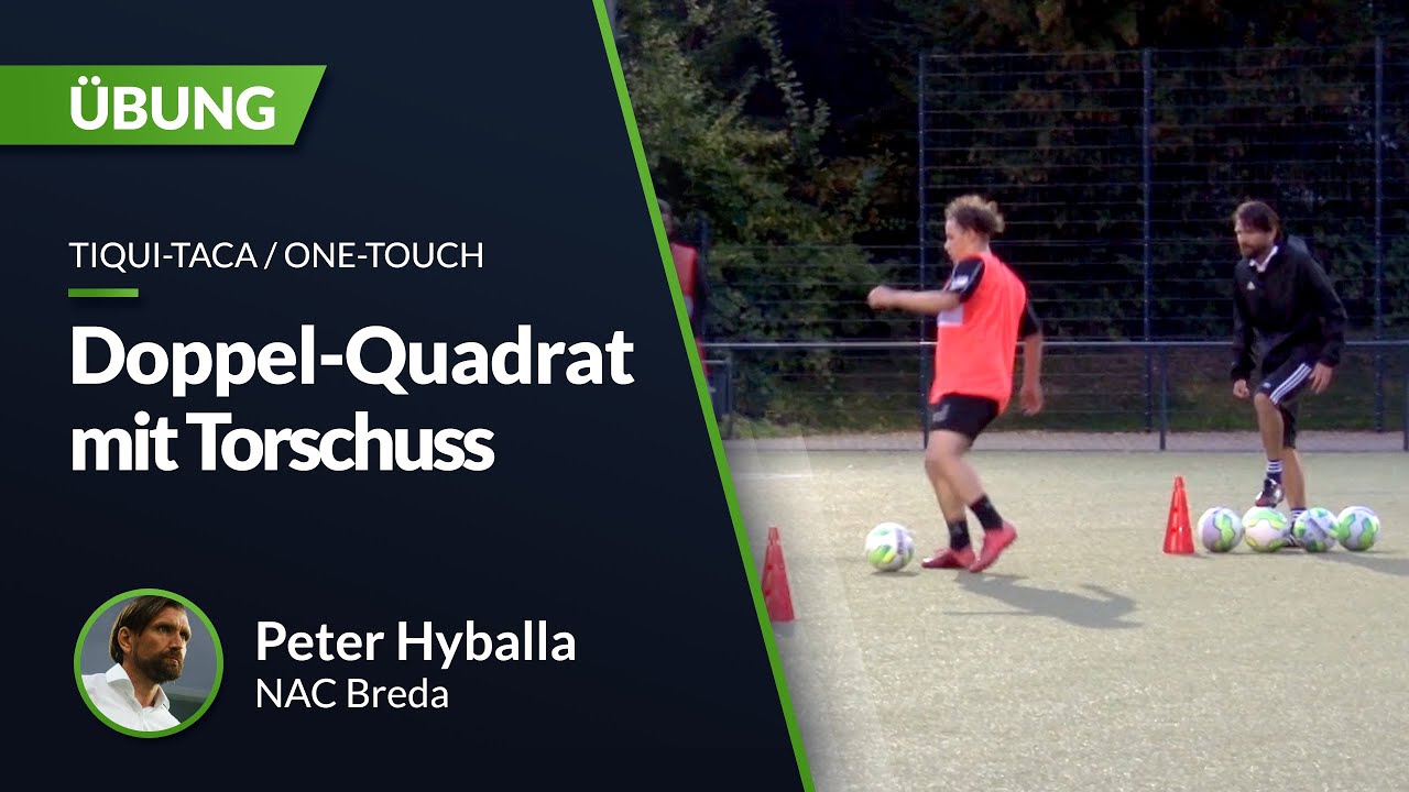 Peter Hyballa - Doppel-Quadrat mit Torschuss
