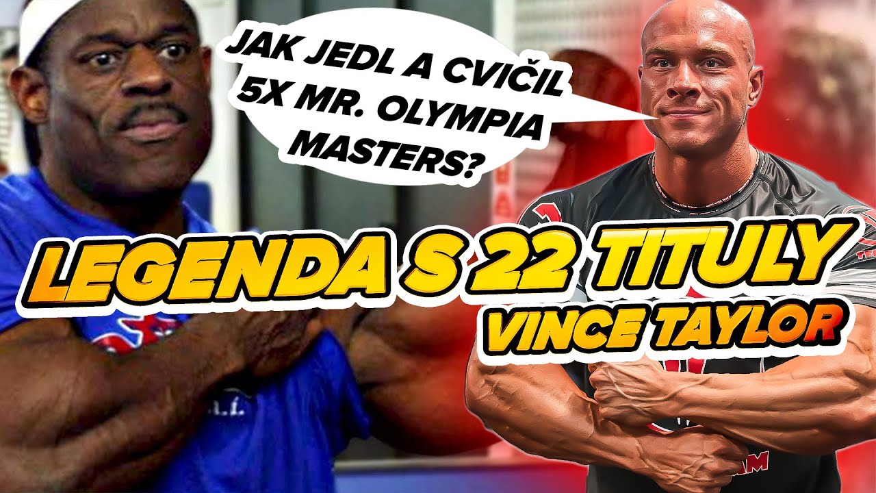 Celý den jím a cvičím jako Vince Taylor | Jaké je tajemství jeho úspěchu? 🤔 | Trénink zad