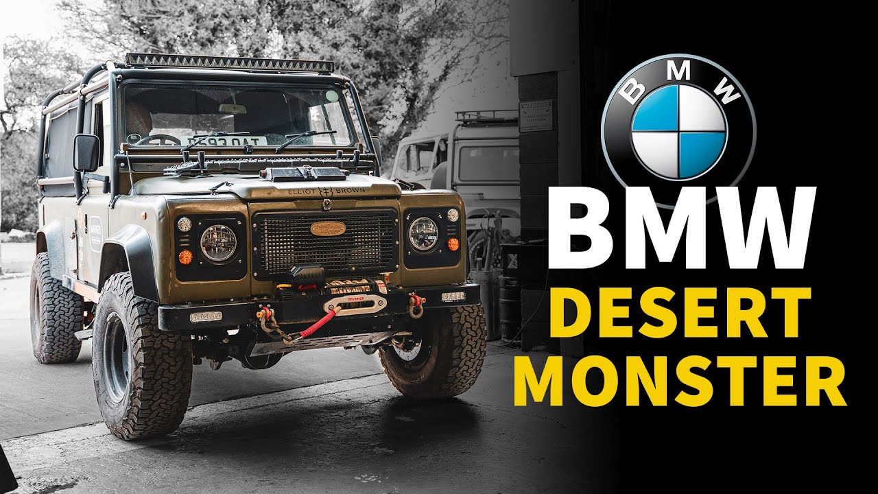 DESERT MONSTER Defender 110 с двигателем BMW M57 || Mahker Weekly EP079