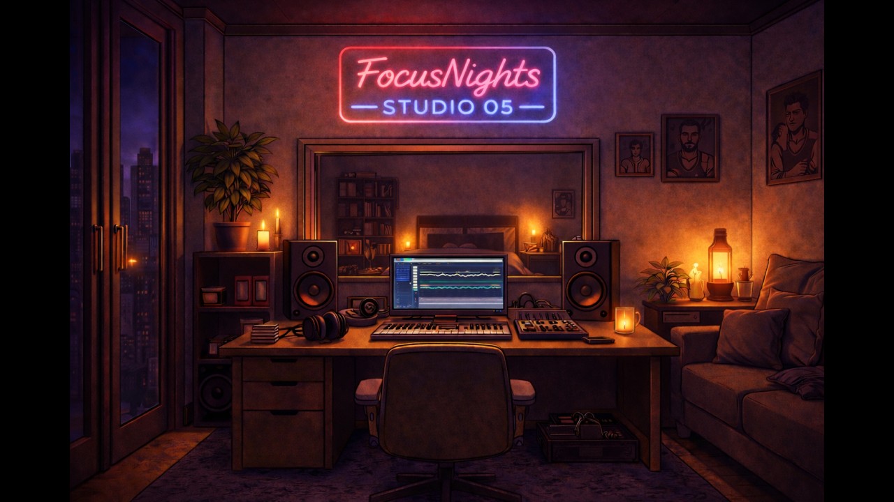 Press Play & Forget — Relaxing Jazz & RnB Lo-Fi for Peaceful Nights