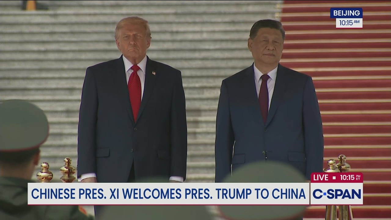 Встреча президента Трампа и председателя КНР Си Цзиньпина