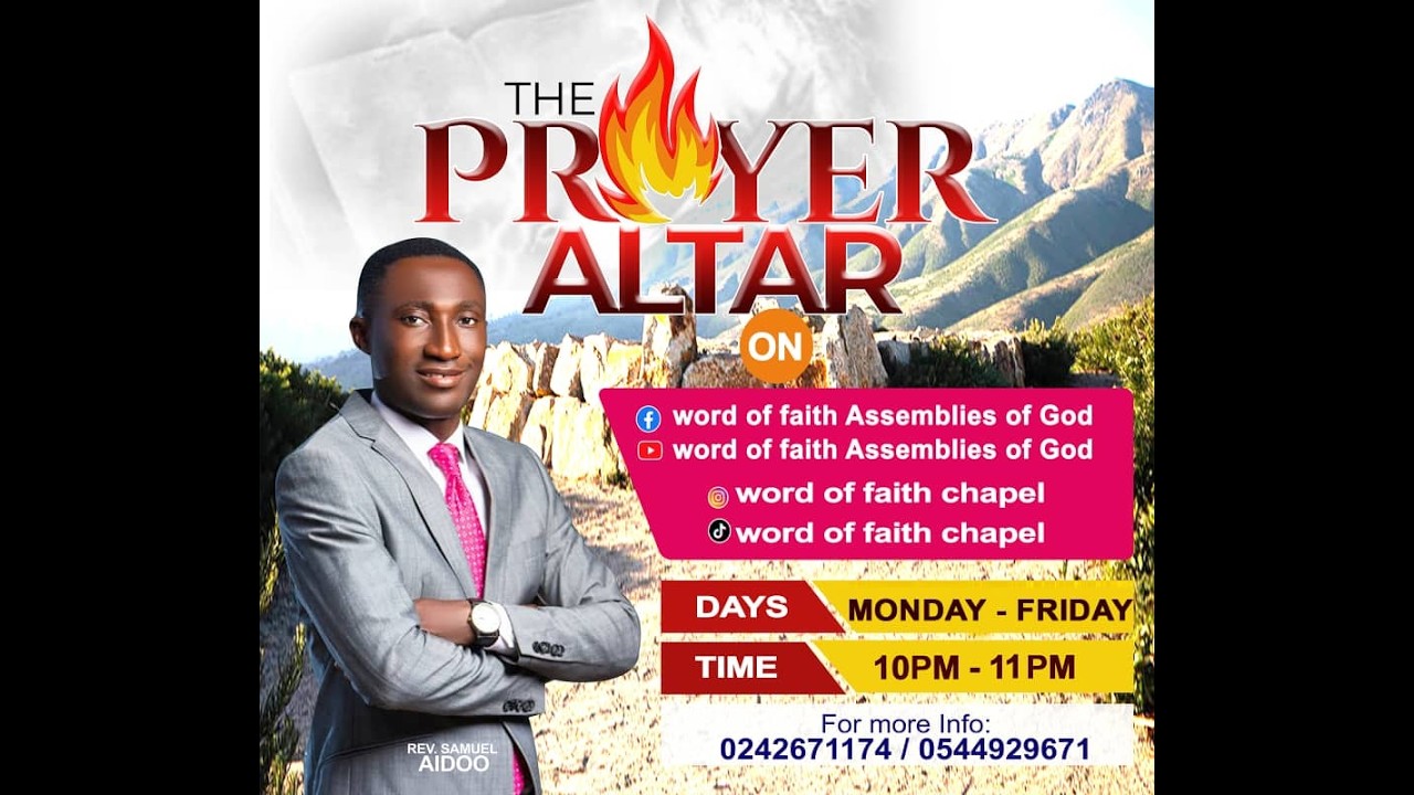 PROPHETIC PRAYERS INTO THE MONTH OF MARCH WITH REV. SAMUEL AIDOO || 2ND MARCH, 2026