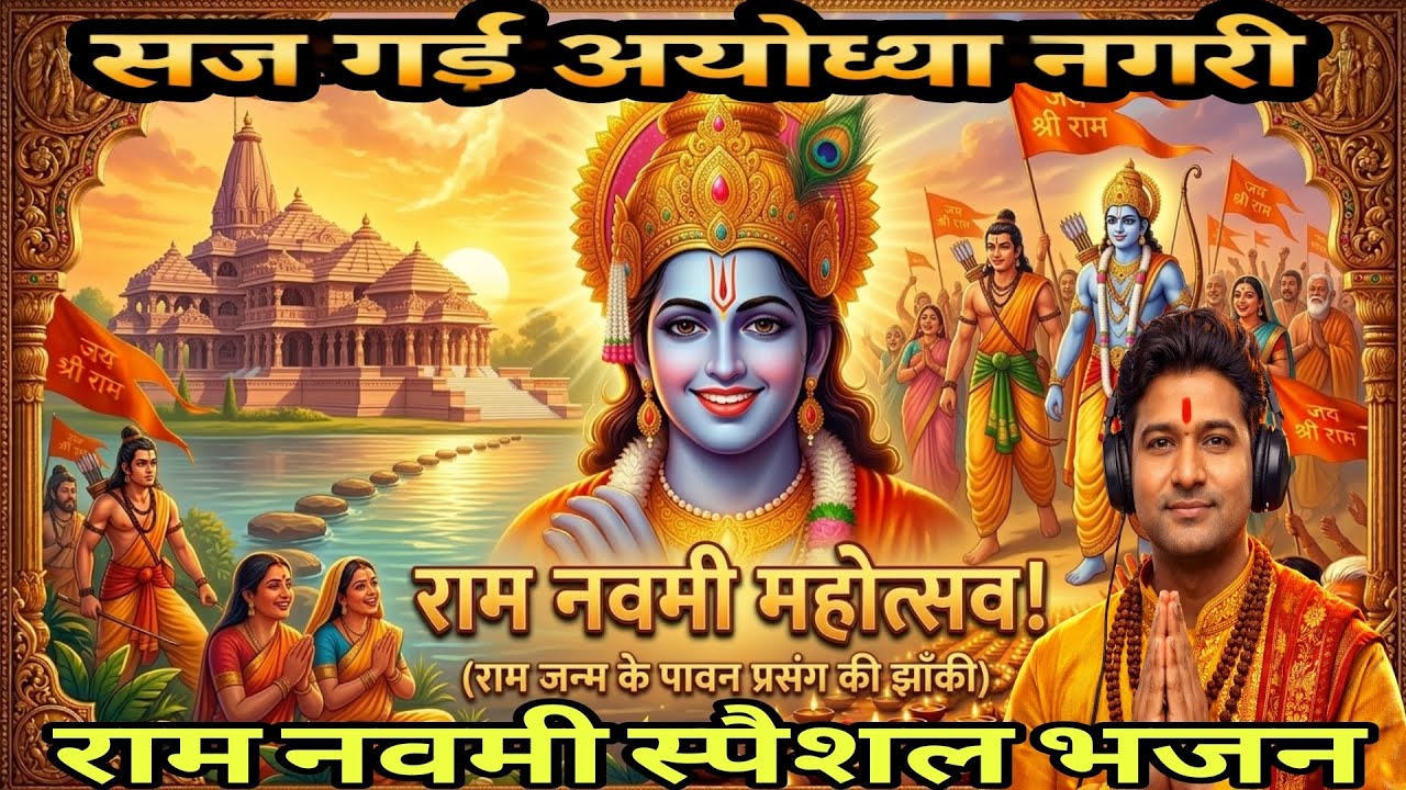 सज गई अयोध्या नगरी | Latest Ram Bhajan | Jai Shri Ram | Ram Janm Special Bhajan 🙏 #ramnavmi