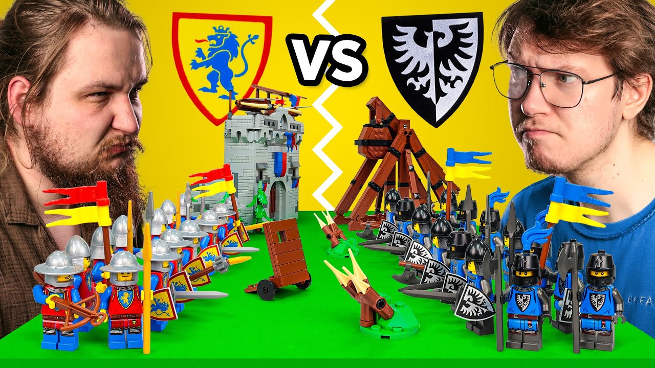 WOJNA FRAKCJI LEGO - RYCERZE LWA VS RYCERZE SOKOŁA
