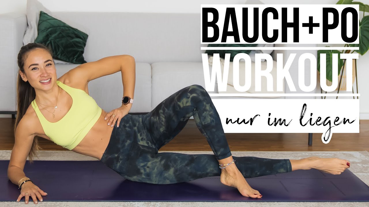 Bauch  & Po Workout im Liegen | 10 Minuten Training zu Hause | Körper straffen & formen