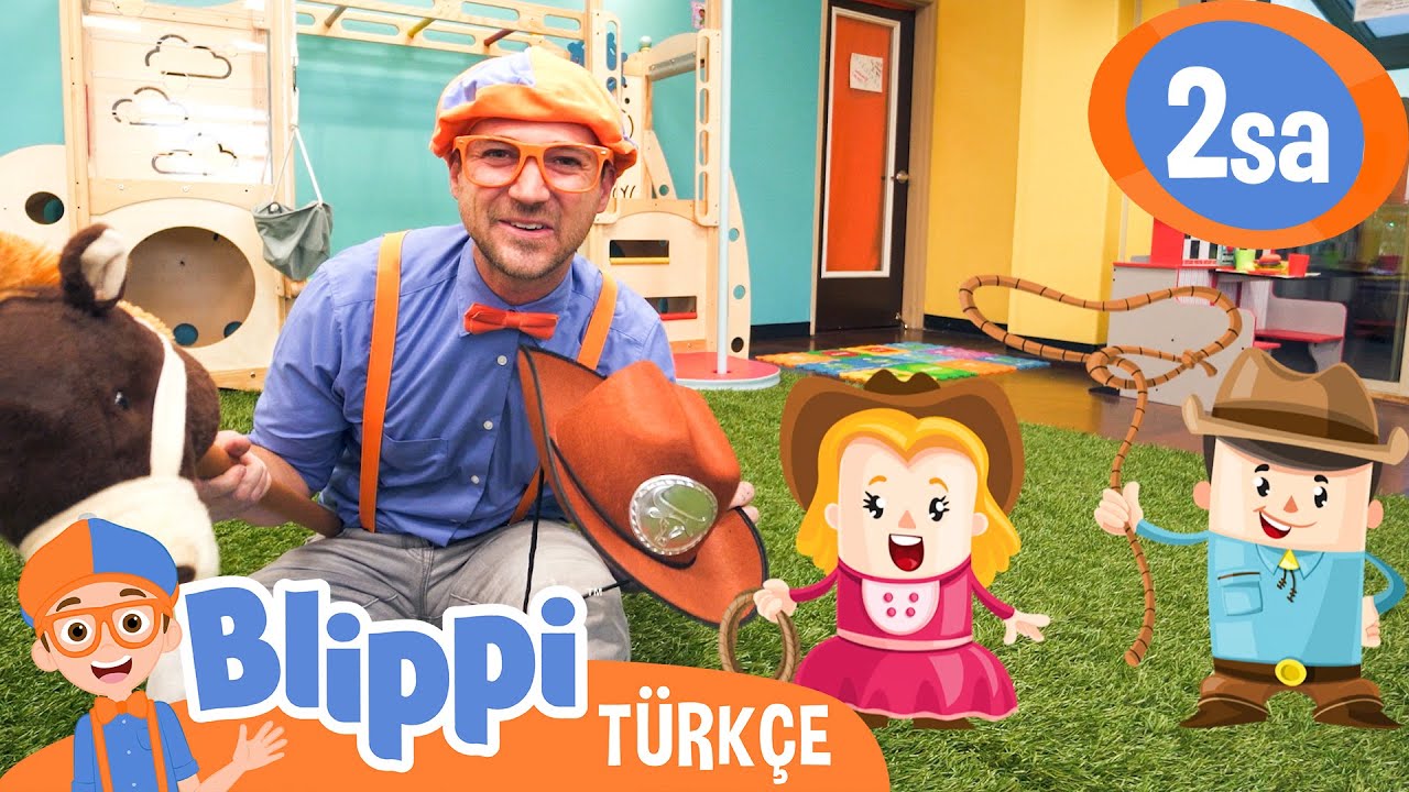 Blippi Kapalı Oyun Parkını Ziyaret Ediyor | Blippi Türkçe - Çocuklar için Eğitici Videolar