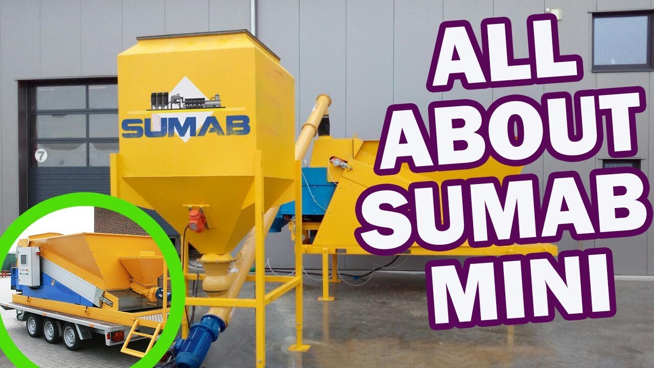 Description of mobile concrete batching plant Sumab Mini