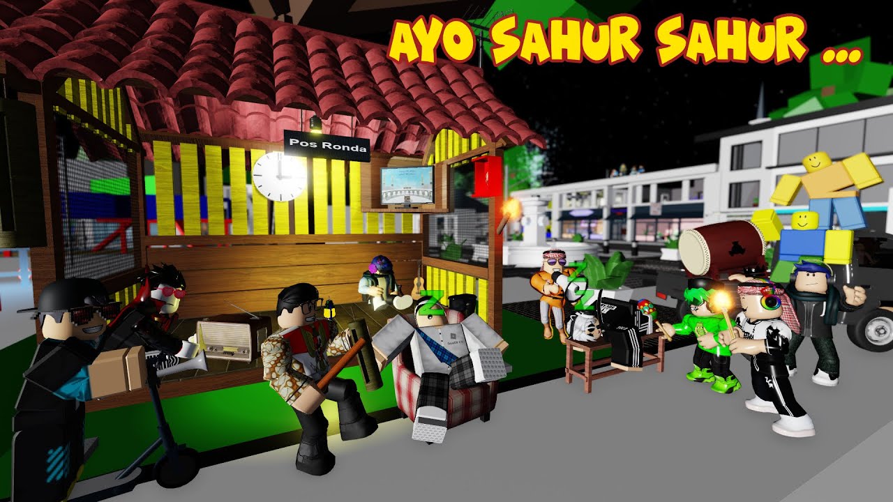 Sahur Sahur Ayo Sahur 2023 Musik Dj | Animasi Roblox
