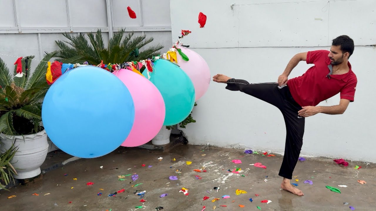 I Popped 4 Balloons With 1 kick(Must Watch)