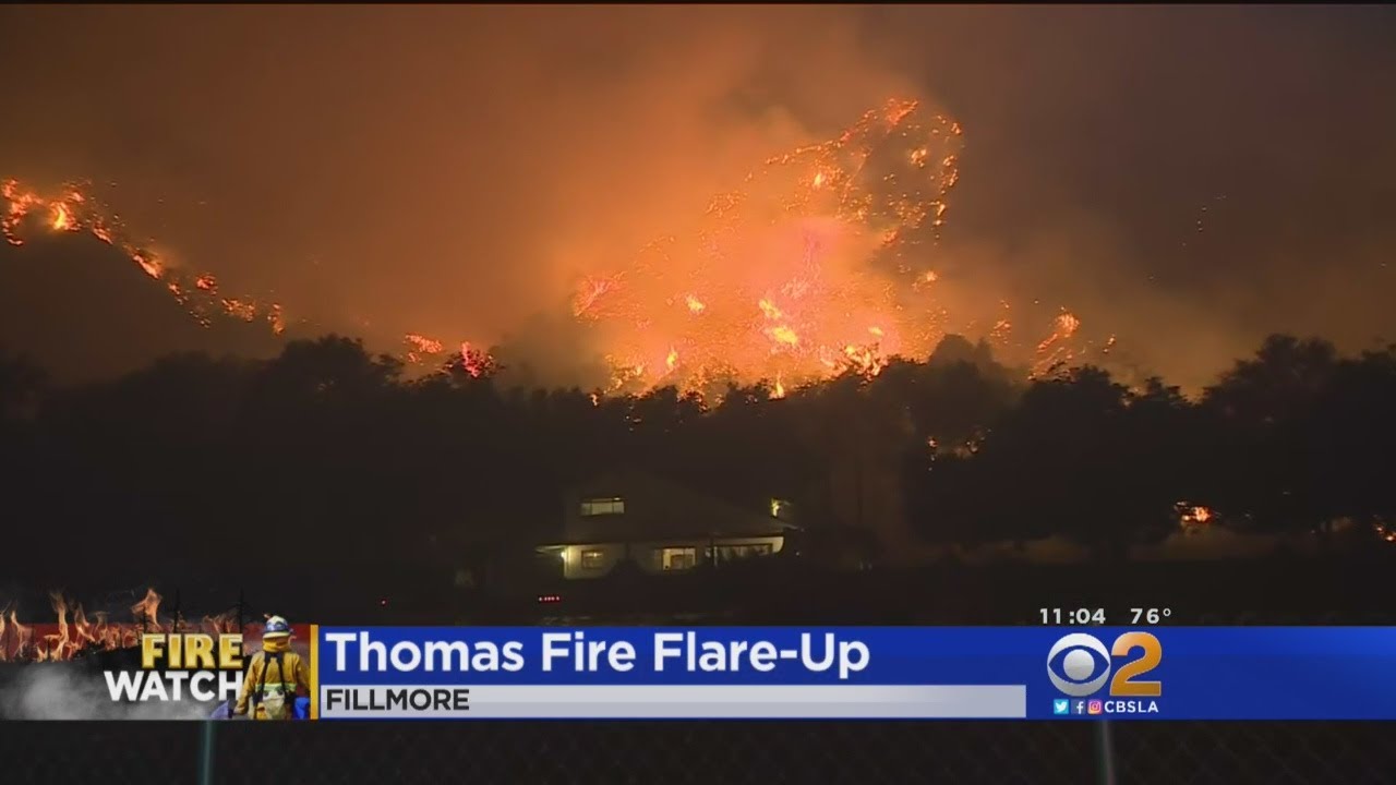Thomas Fire Takes Aim At Fillmore Overnight
