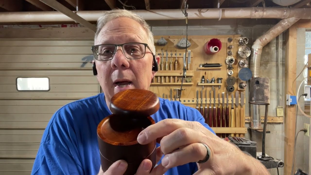 Mahogany Salt-Pepper Cellar