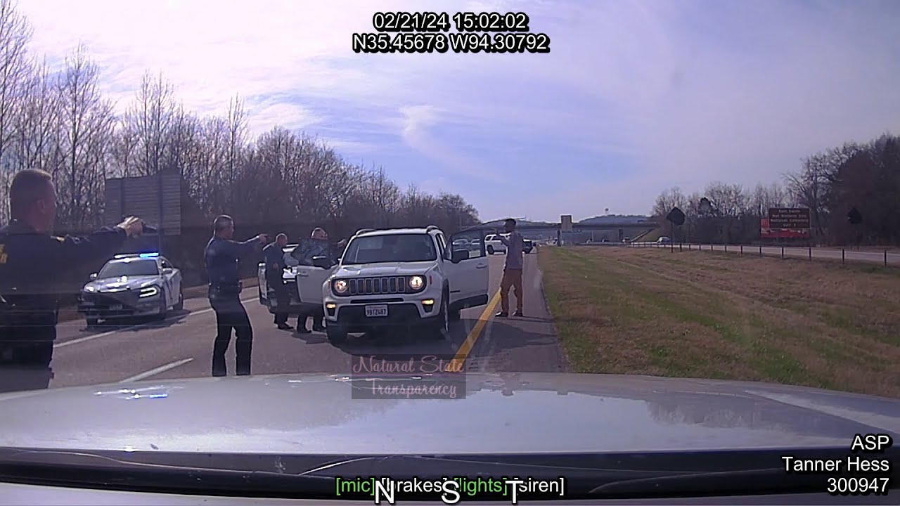 Pursuit I-40 Van Buren Crawford County Arkansas State Police ICP, Traffic Series Ep. 807