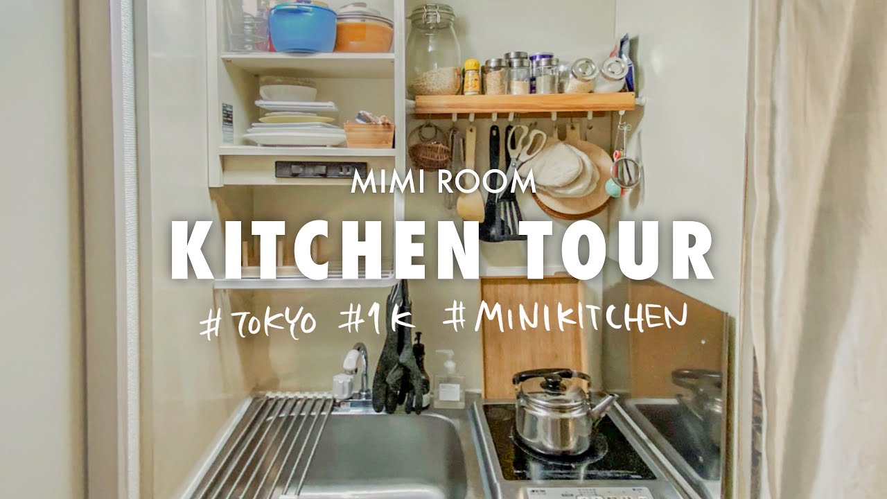 sub[Vlog]Экскурсия по кухне｜Одноконфорочная плита｜DIY ｜100yen shop｜IKEA｜MUJI｜Living alone in Tokyo