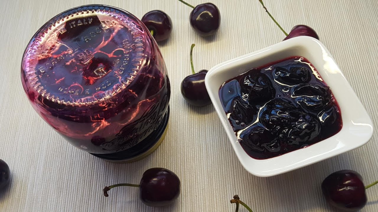 Confiture de cerises, recette maison!
