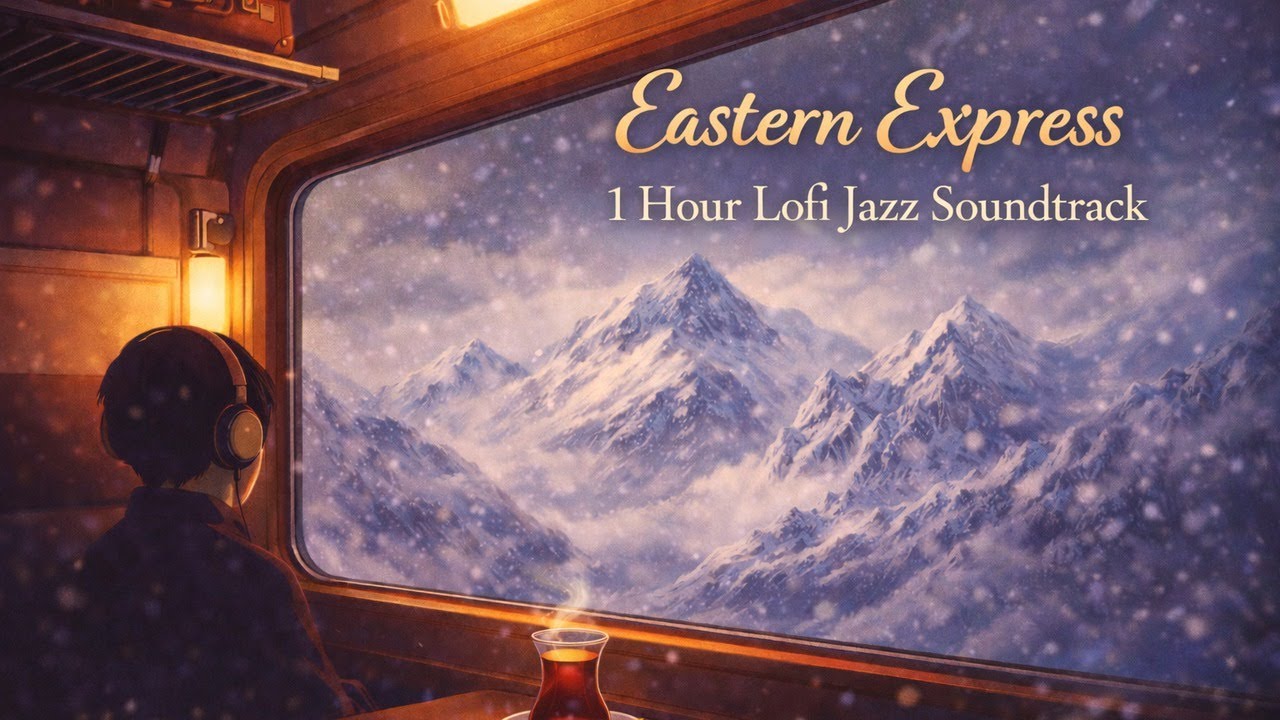 Eastern Express - 1 Hour Deep Focus Lofi Jazz Soundtrack (Winter Journey)