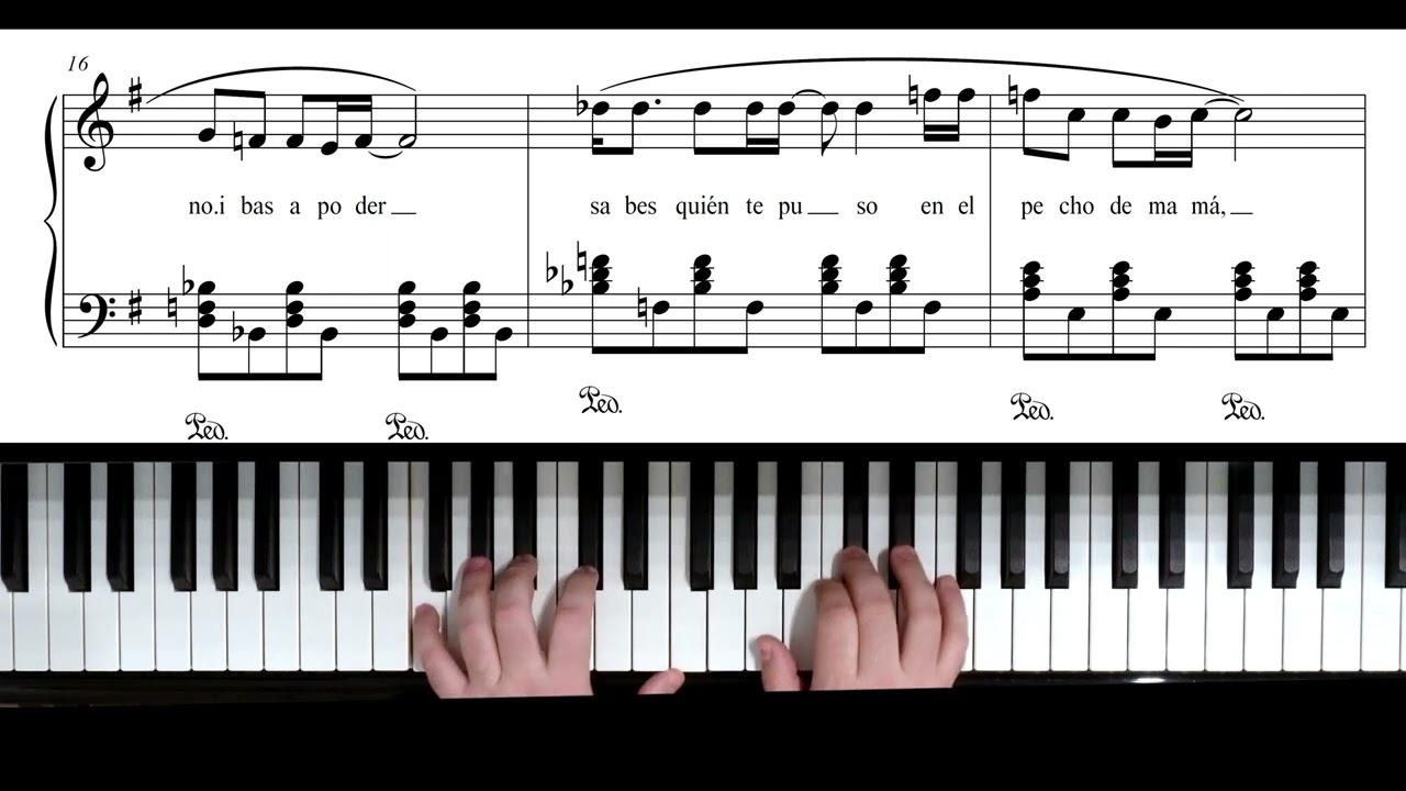 Canción de Cuna - Los Piojos - Piano Cover + Partitura Gratis | Free Sheet Music
