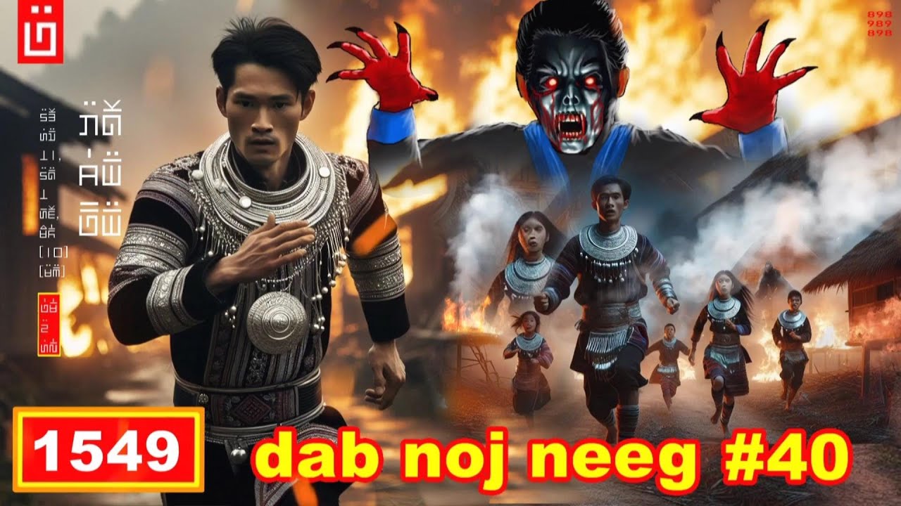 dab hais hmoob - 1549 - dab noj neeg EP.40 Vam Thais xib hwb dab noj qaib.