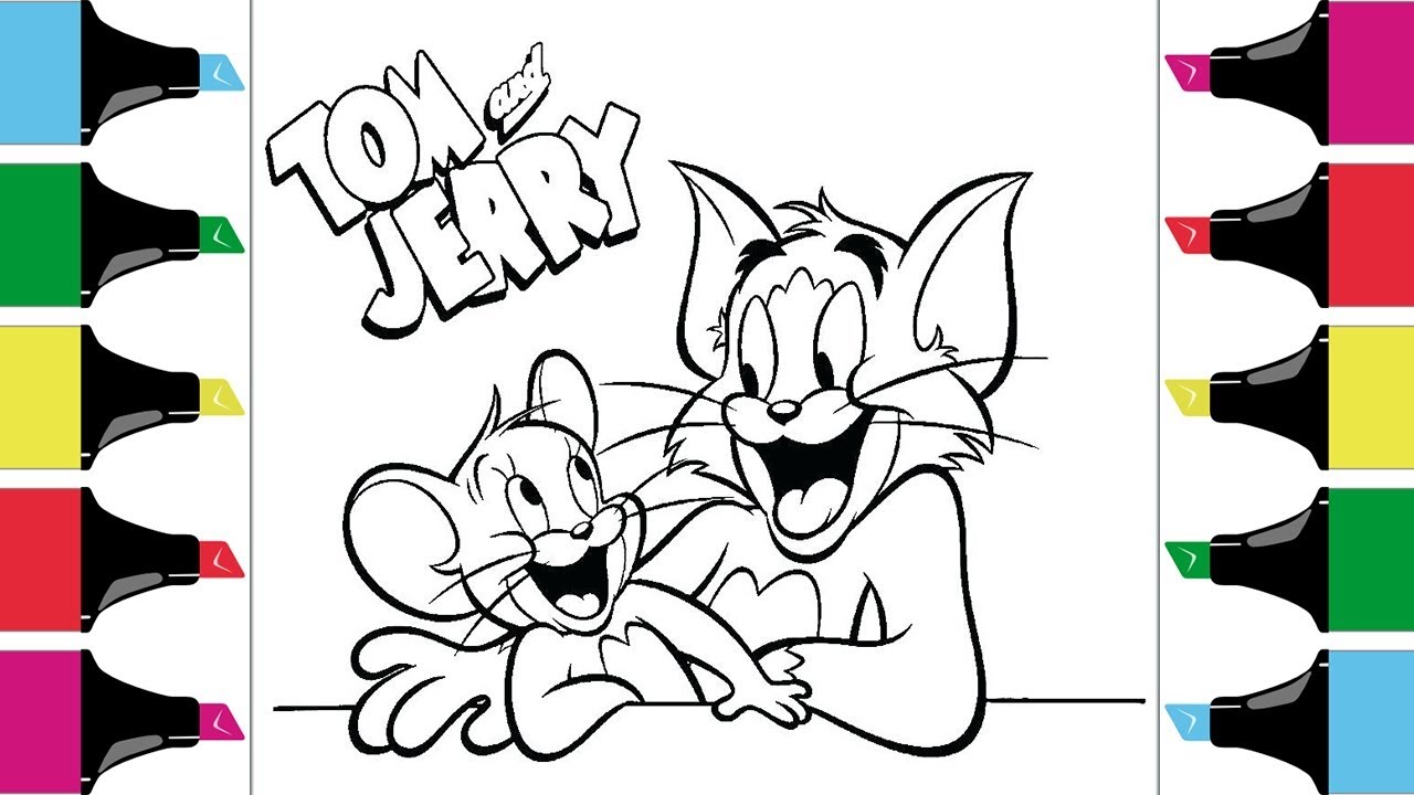 Tom & Jerry Coloring Pages | Coloring Tom and Jerry| Kids Cartoon Coloring Pages