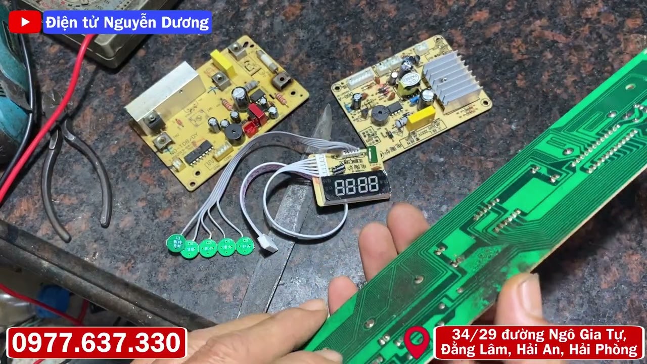 Hướng dẫn độ chế sửa chữa bếp hồng ngoại bị hỏng IC