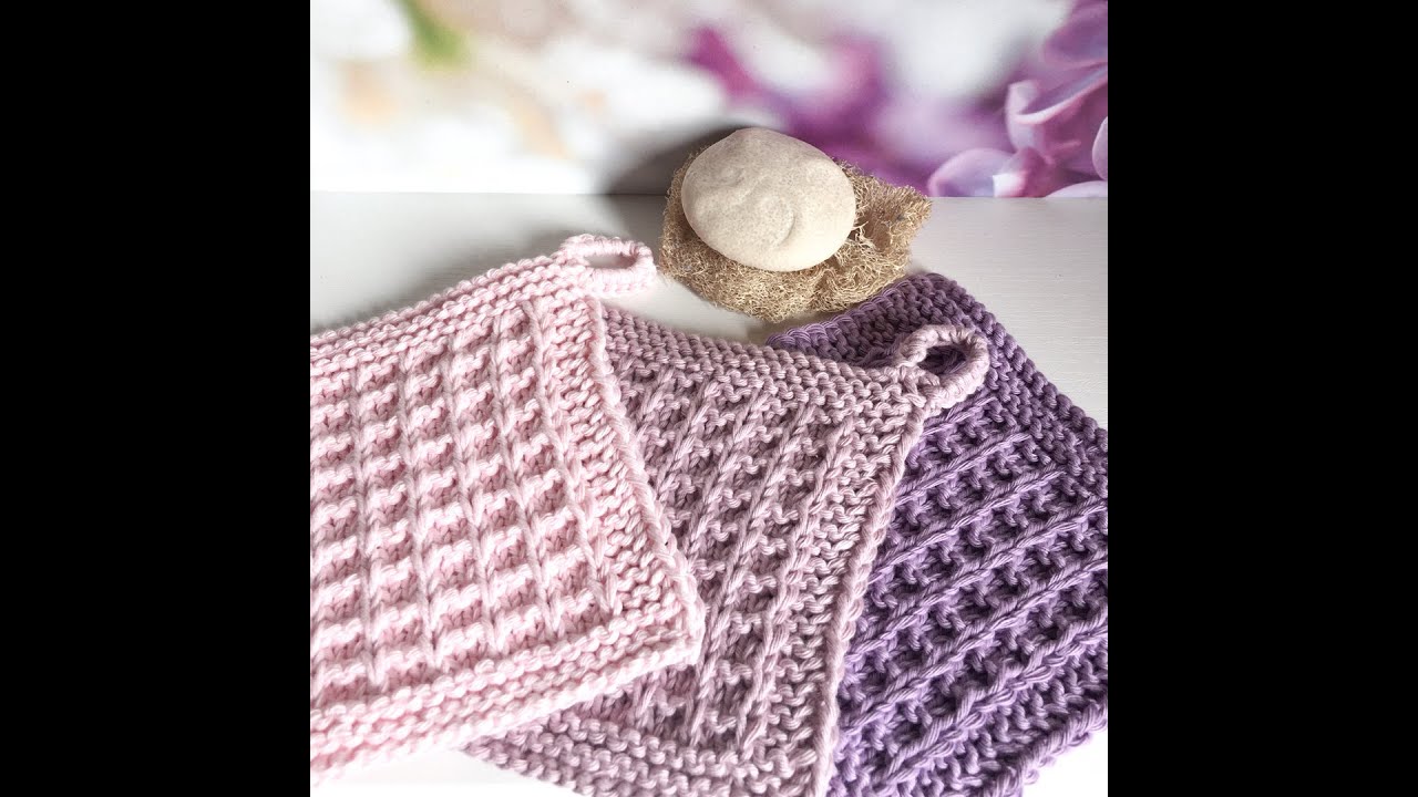 Einfaches Waffelmuster stricken f&uuml;r Babydecken, Topflappen