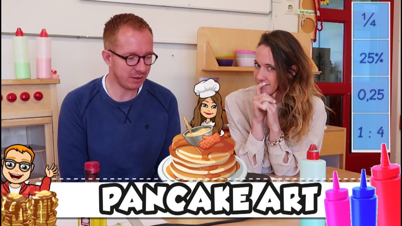 #52 PANCAKE ART CHALLENGE - breuken, % en meer!