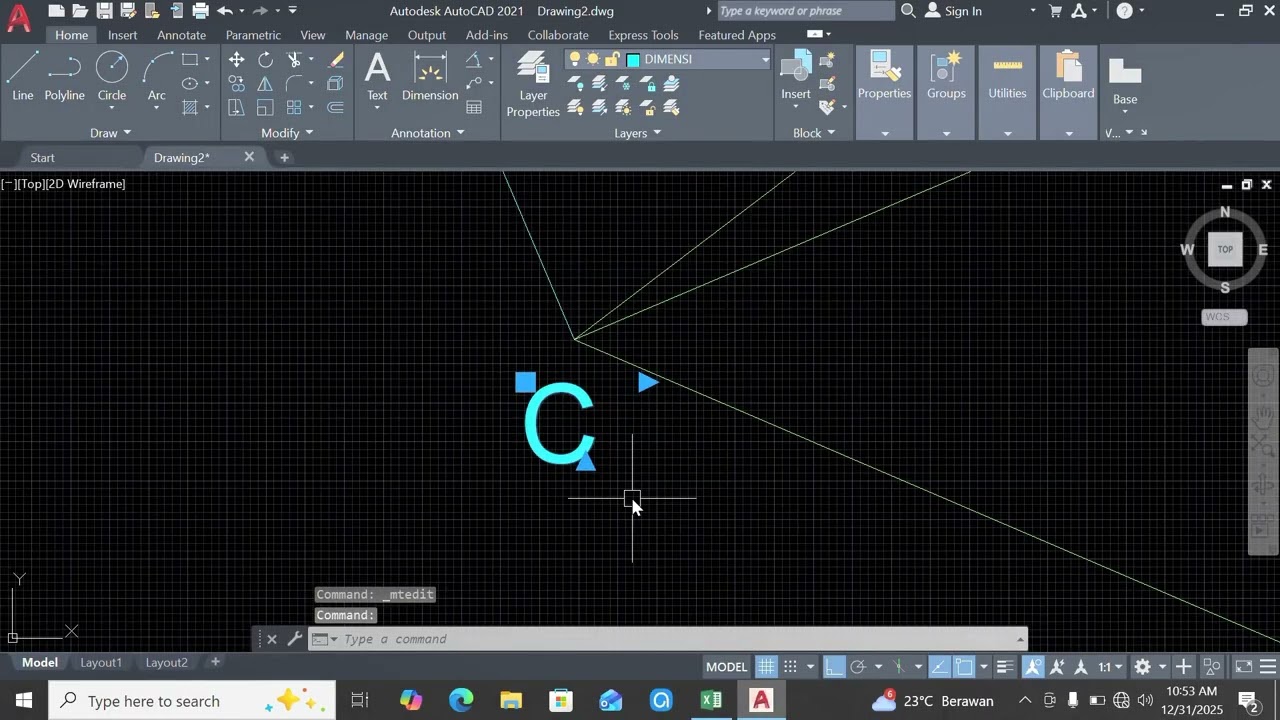 PERHITUNGAN METODE POLAR DAN CARA PENGGAMBARANYA MENGGUNAKAN AUTOCAD