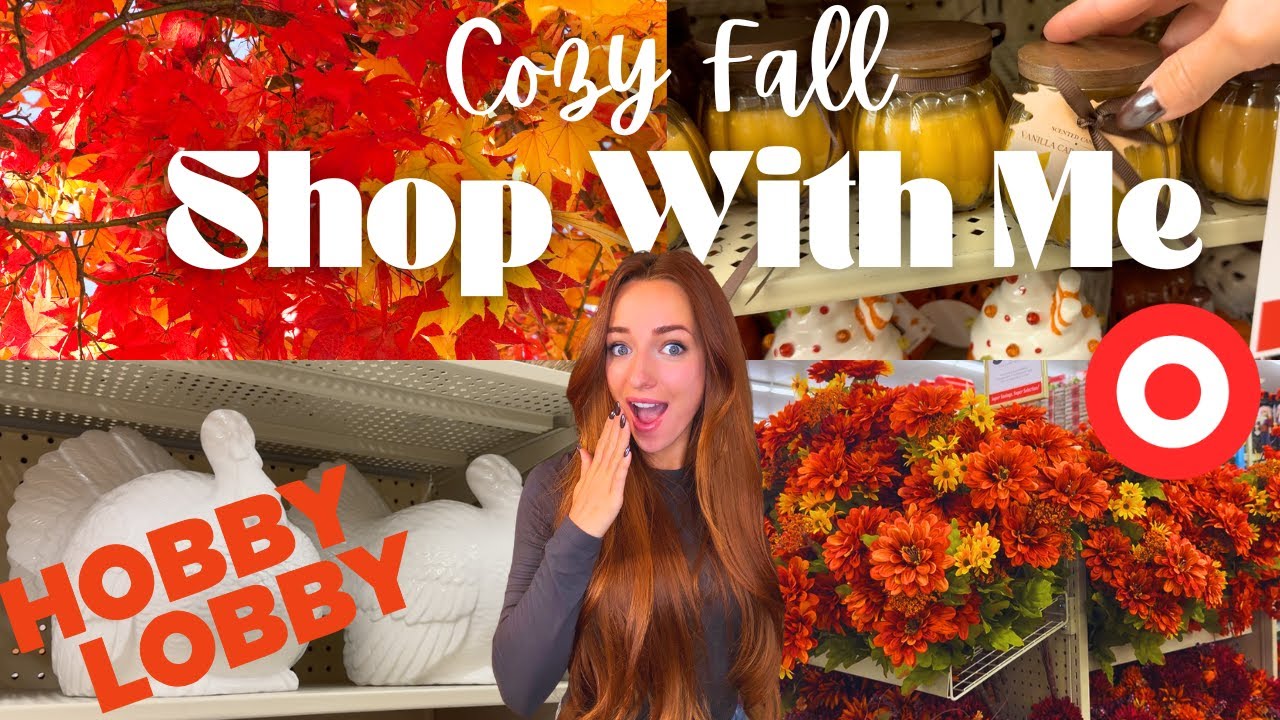 Cozy Fall Shop With Me 🍂 | Home Decor Haul & Homemade PSL