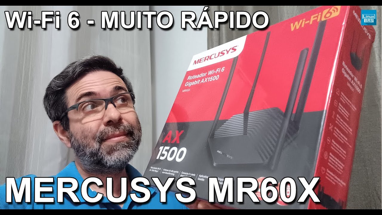 Mercusys MR60X - Unboxing e Configurações - Um roteador muito rápido
