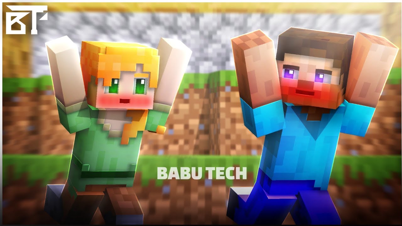 All Best - 14 Scenes of Steve and Alex | Babu Tech | Prisma 3D Minecraft Animation