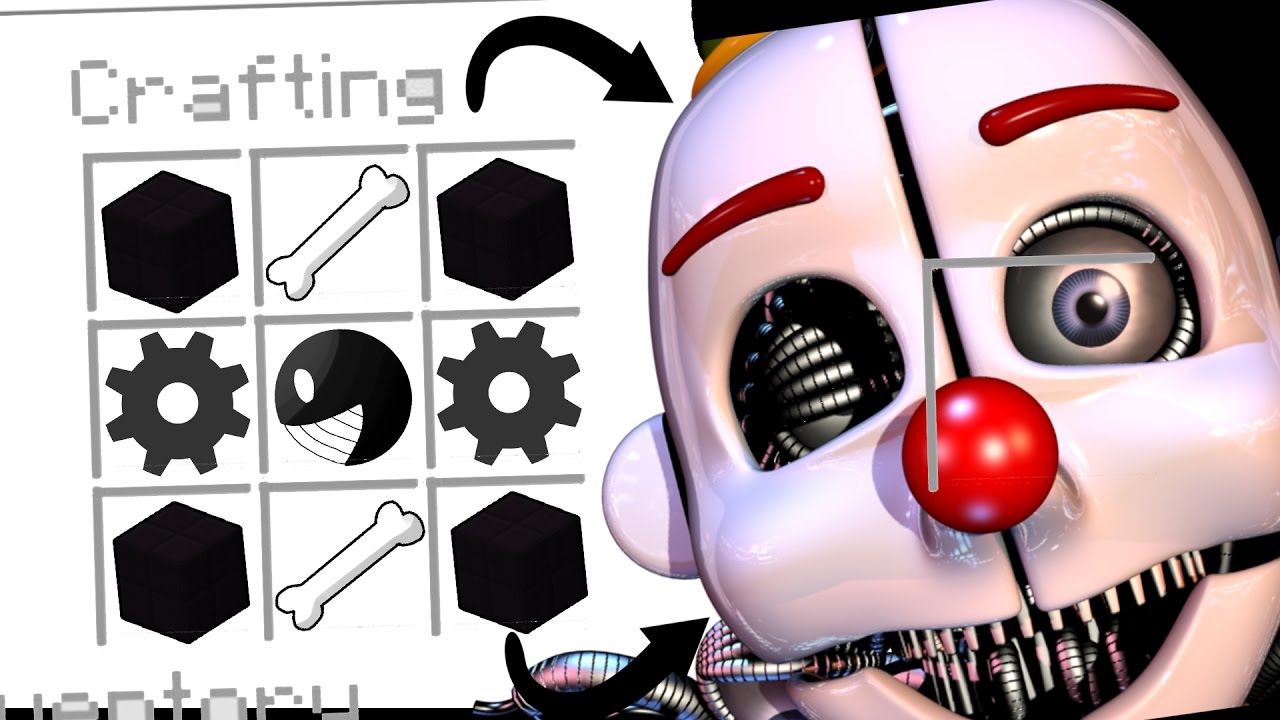 Minecraft Fnaf - How To Summon Ennard In A Crafting Table (Minecraft Roleplay)