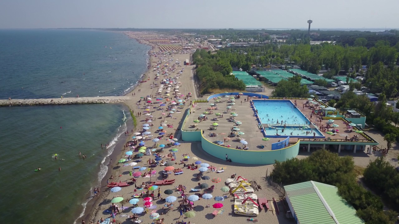 Volo sulla Spiaggia di Rosolina Mare RO