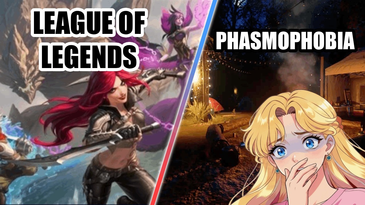 🔴LIVE | Phasmophobia Night 👻 | League Later If We Survive