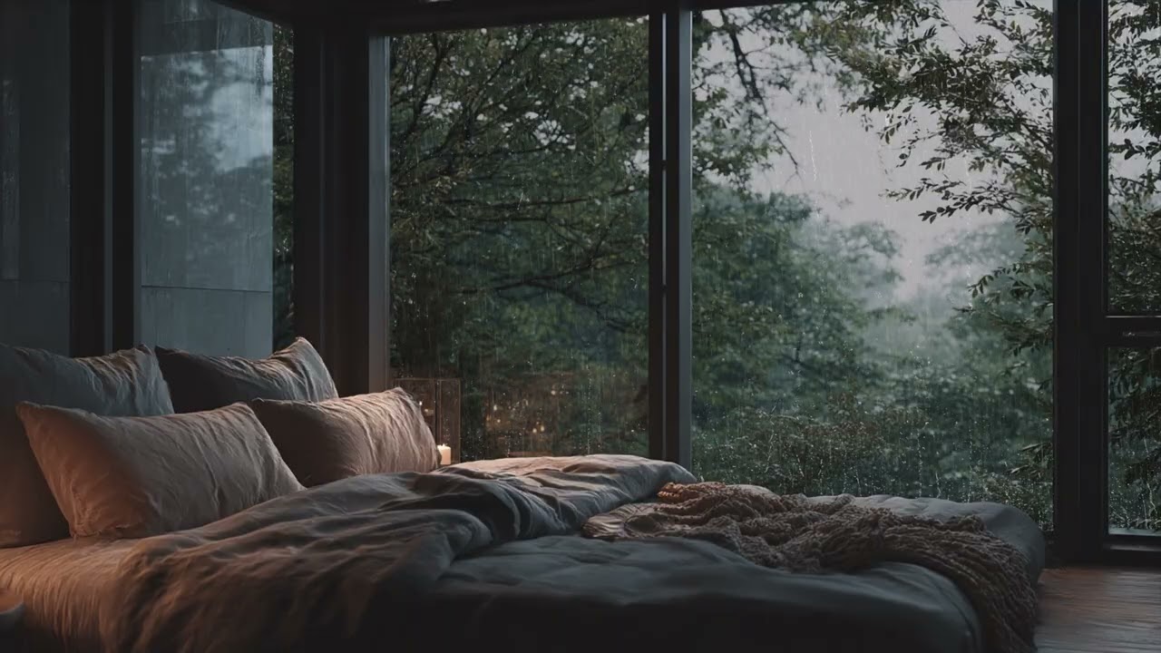 A Slow Morning Wrapped in Rain Sound Letting the Day ☕ Begin Without Any Pressure