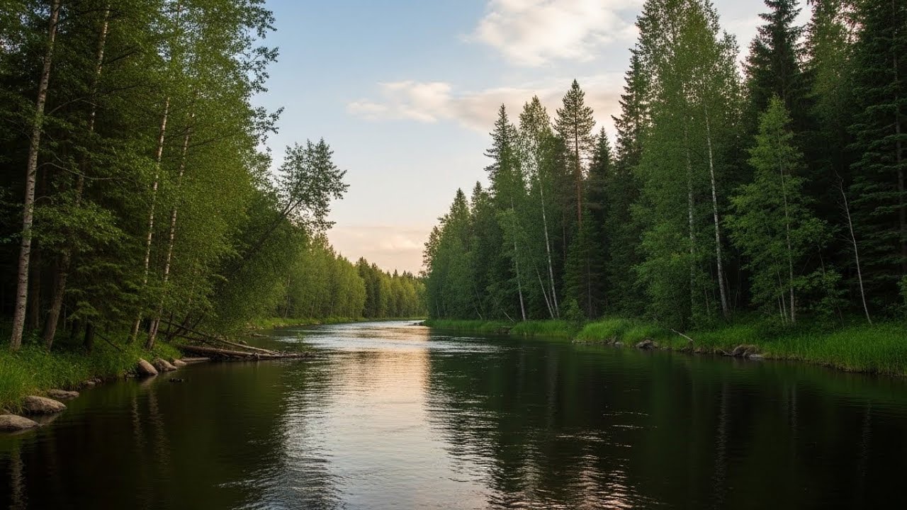 Serene River Water 🌿 Gentle Flowing Ambience for Sleep, Calm, and Meditation #485