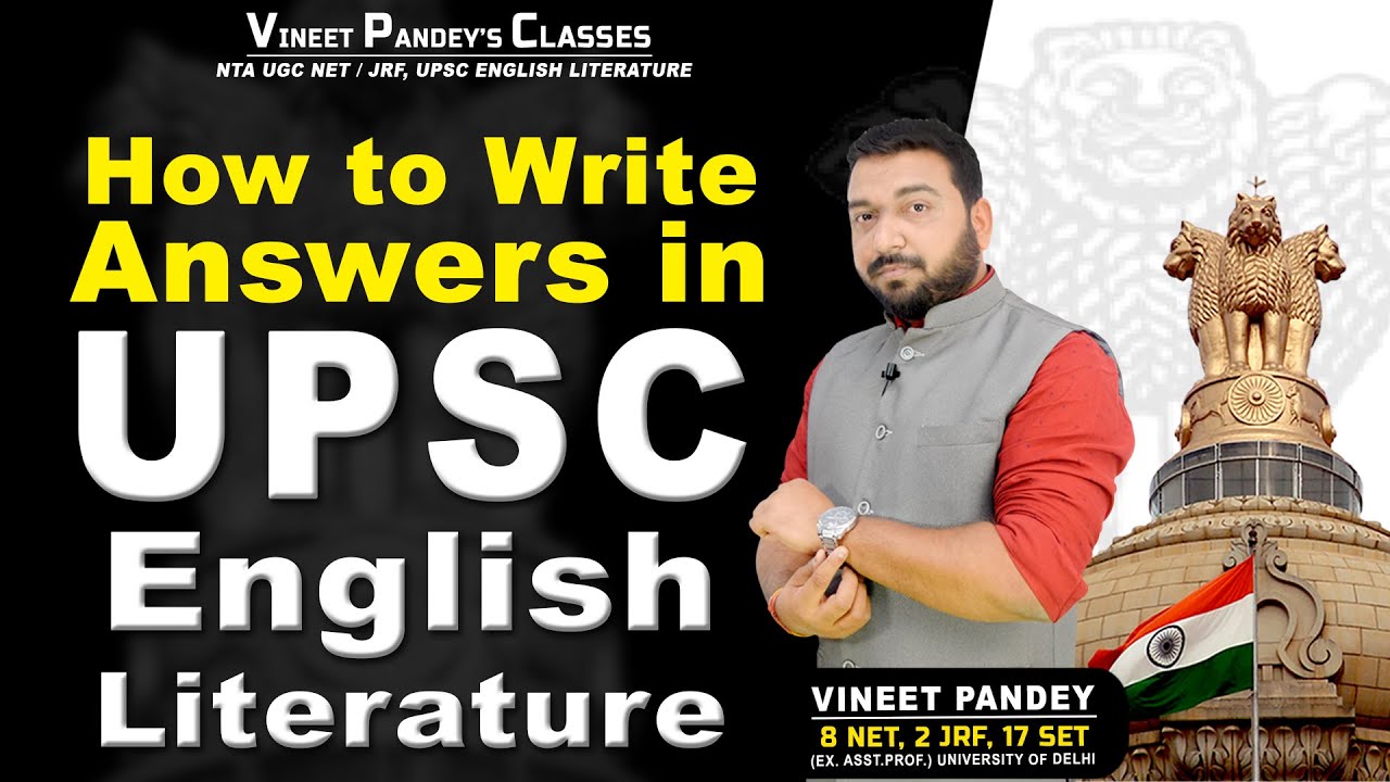 How To Write Good Answer in UPSC Optional By Vineet Pandey Sir.