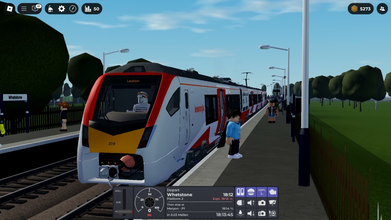 Roblox : British Railway Station Ashdean - Leaton Datum : 17.04.2025 Teil 2