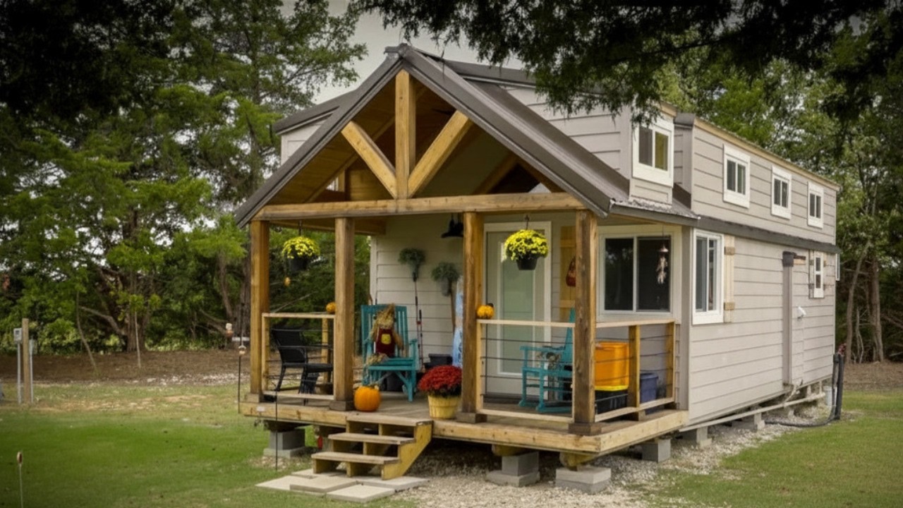 Single Mom's Tiny House Costs 1/3 LESS Than Apartment Rent