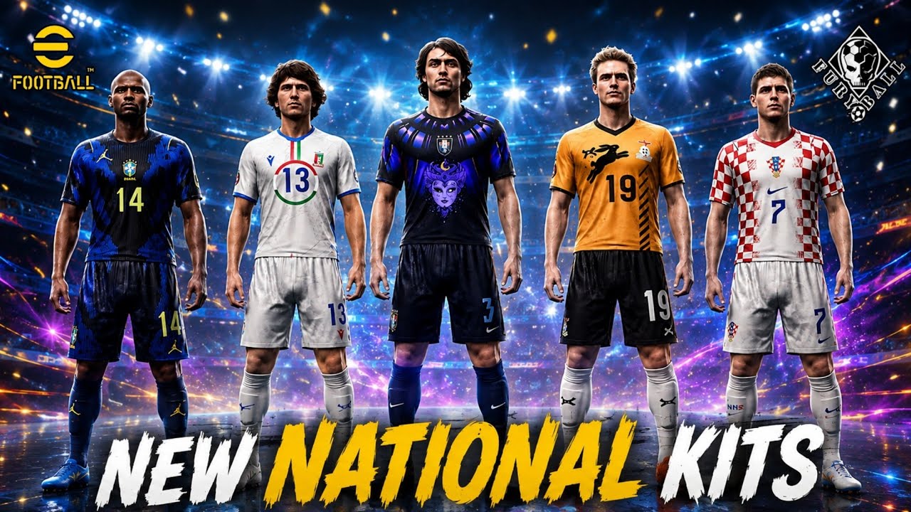 🔥 NEW National Kits You NEED to Try in eFootball 2026! 😍