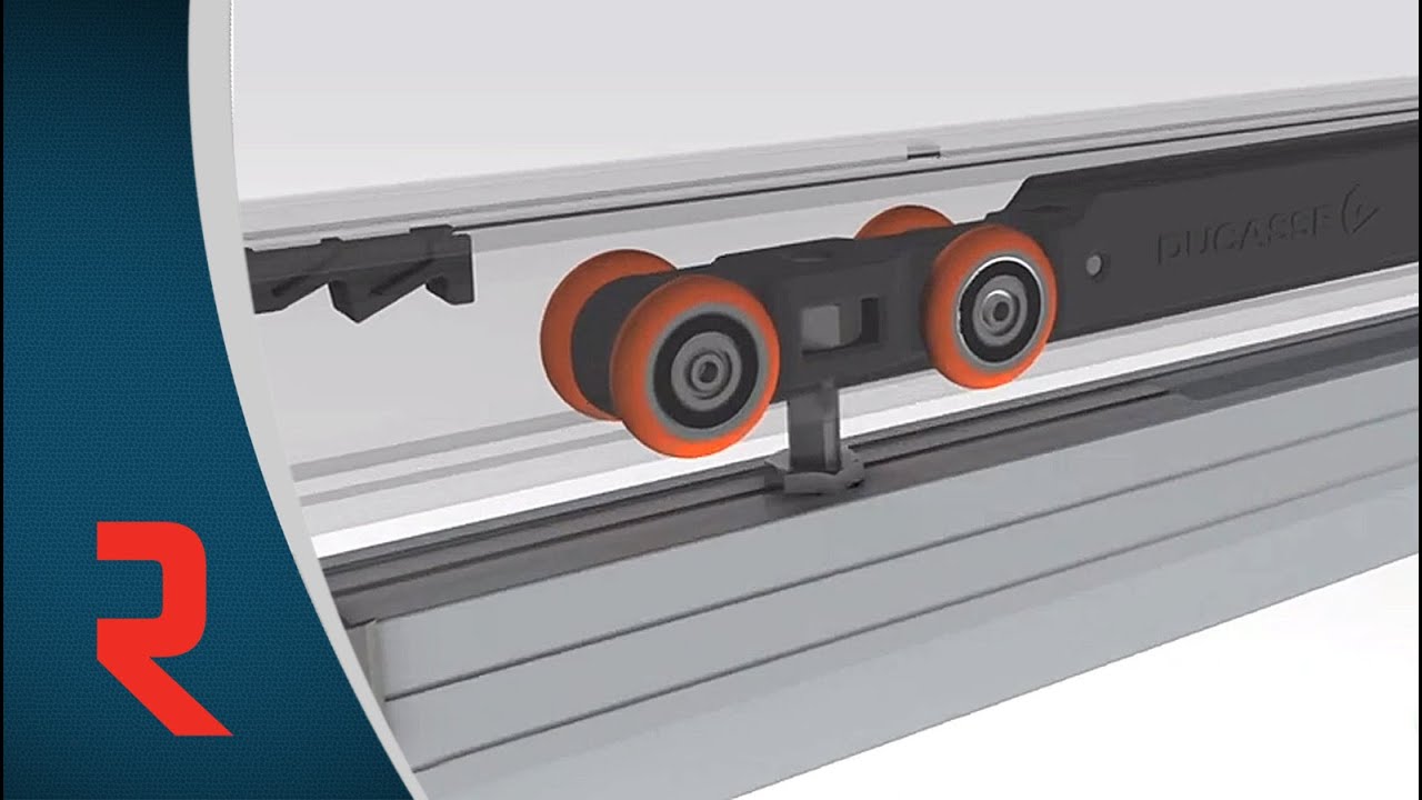 Easy Soft DN80 system - Hidden soft close for tracks