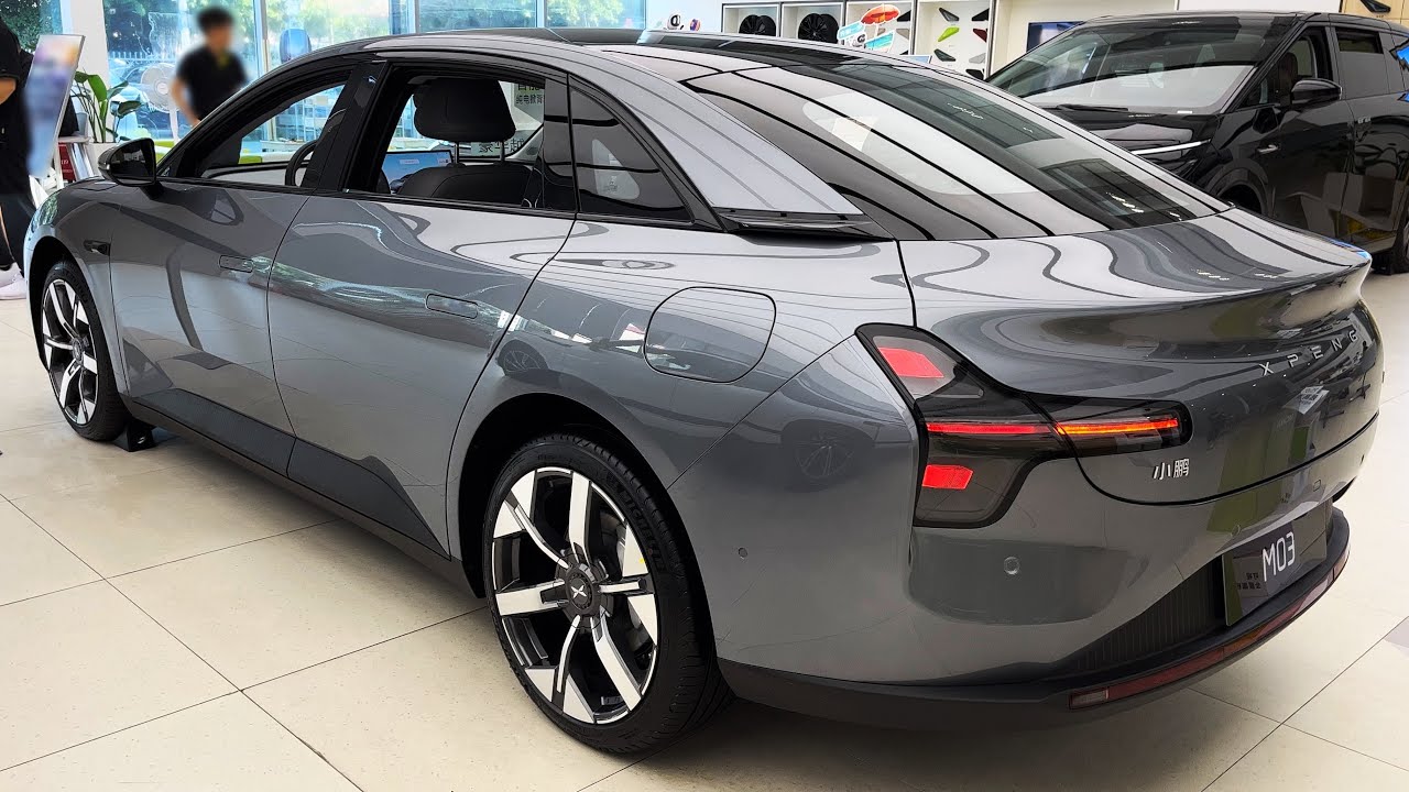 Интерьер и экстерьер Xpeng MO3 EV 2024 года в деталях 4K