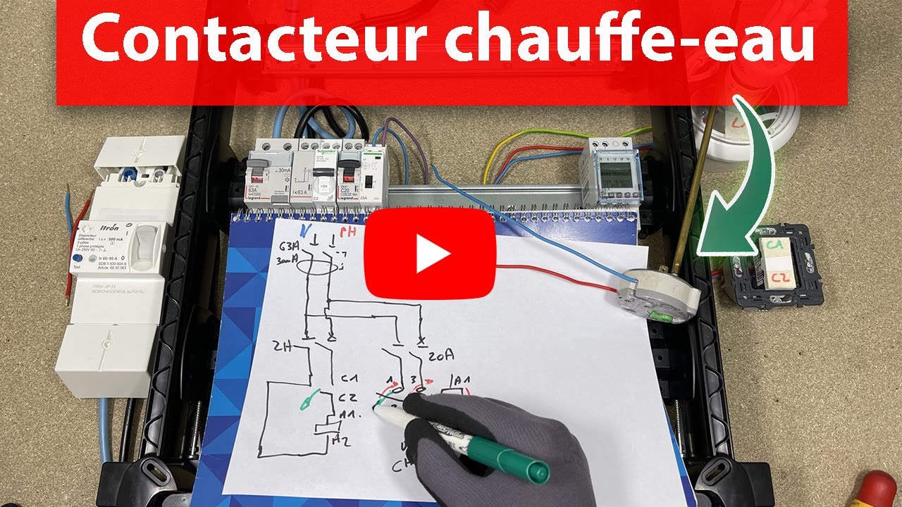 Branchement d'un contacteur – Le contacteur jour nuit comment brancher ?