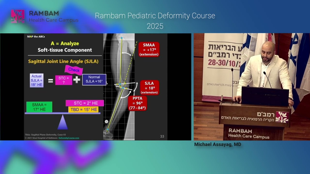 Rambam Pediatric Limb Deformity Course 2025 - Michael Assayag, MD (L 8)
