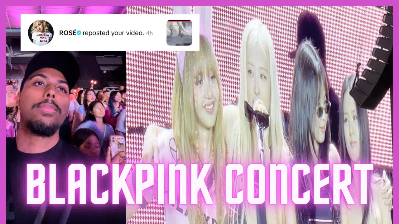 ROSÉ SAW ME AT THE BLACKPINK CONCERT!! BLACKPINK LONDON WEMBLEY STADIUM CONCERT VLOG NL 29