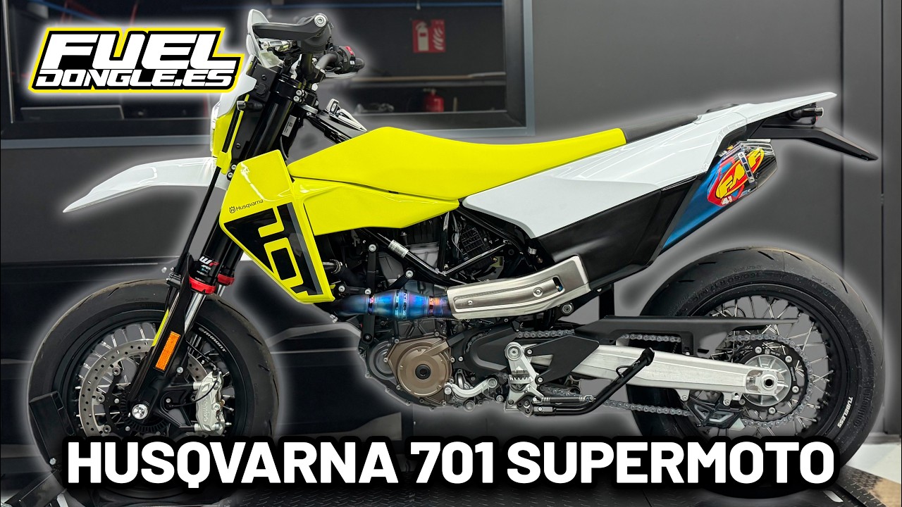HUSQVARNA 701 SUPERMOTO + TEKMO TITANIUM HEADER + FMF 4.1 RCT