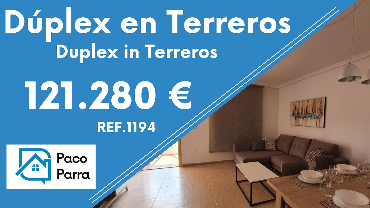 ✅ En Venta ✅ Dúplex en venta en Pulpi, Almería (San Juan de los terreros) Precio: 121.800€